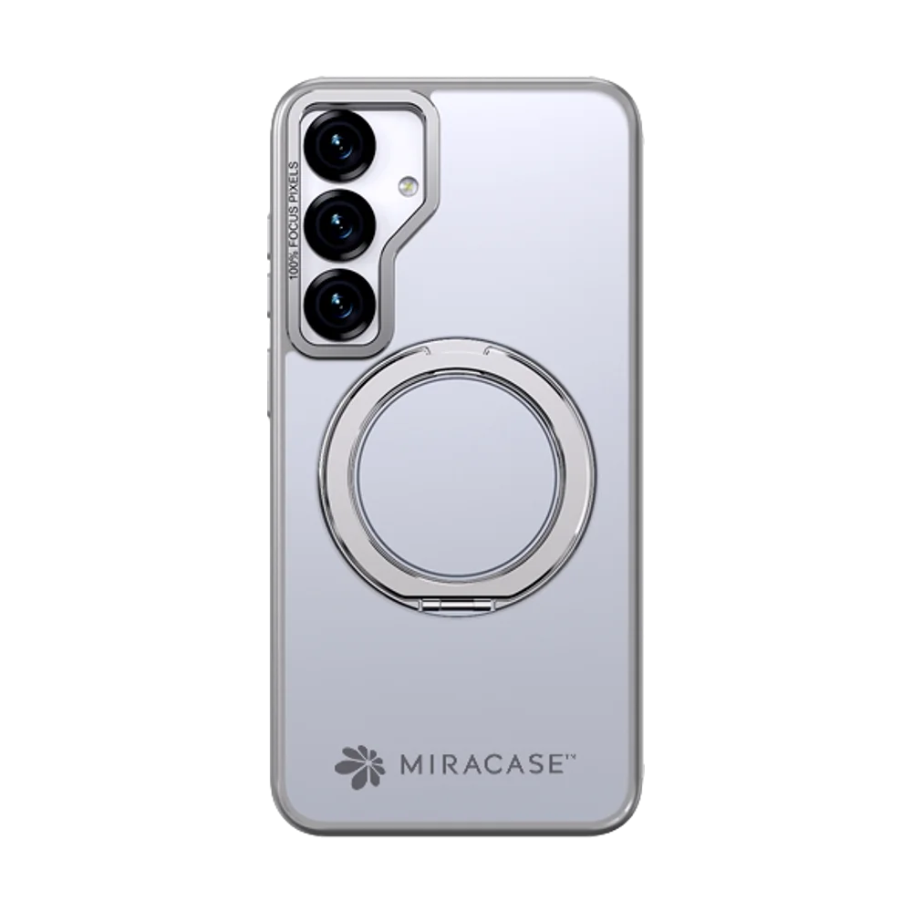 כיסוי MagSafe ל-Samsung Galaxy S25 Plus מבית Miracase דגם Miraring – בצבע אפור