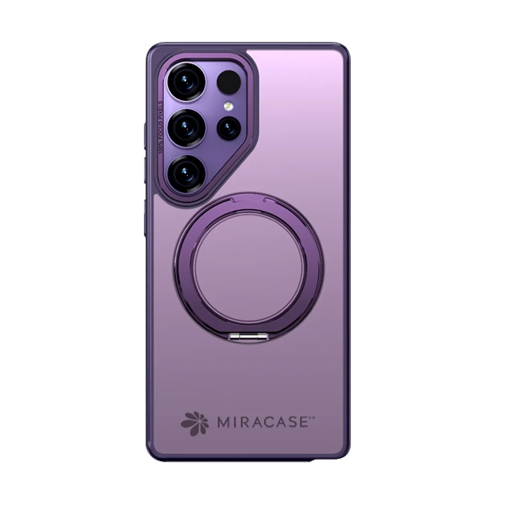 כיסוי MagSafe ל-Samsung Galaxy S25 Ultra מבית Miracase דגם Miraring – בצבע סגול