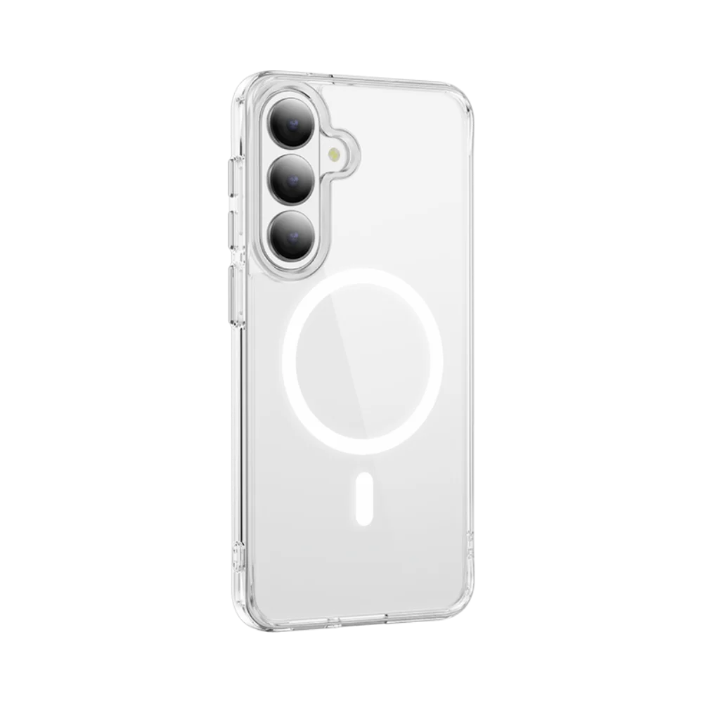 כיסוי MagSafe ל-Samsung Galaxy S25 Plus מבית Miracase דגם Mirasafe – בצבע שקוף