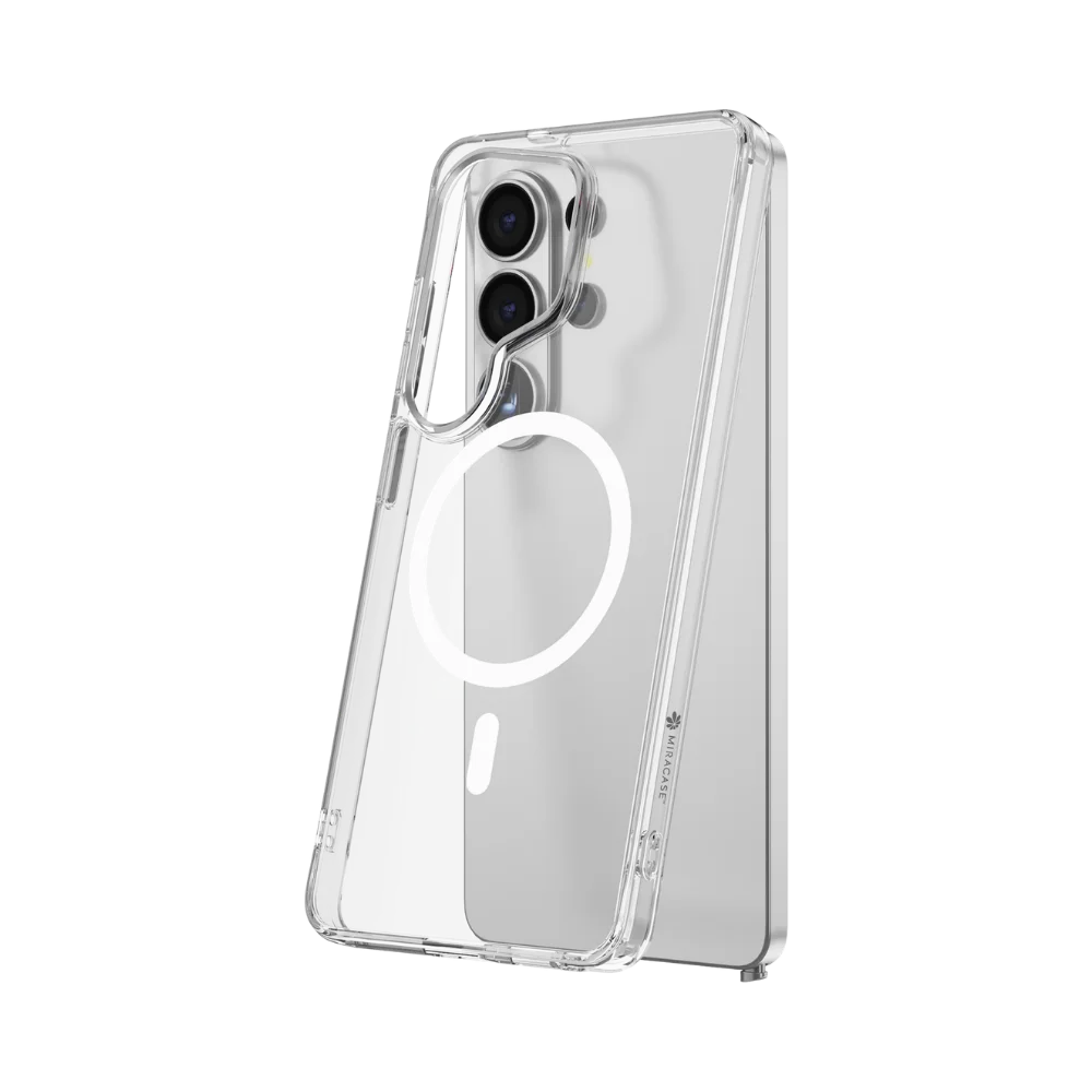 כיסוי MagSafe ל-Samsung Galaxy S26 Ultra מבית Miracase דגם Mirasafe – בצבע שקוף
