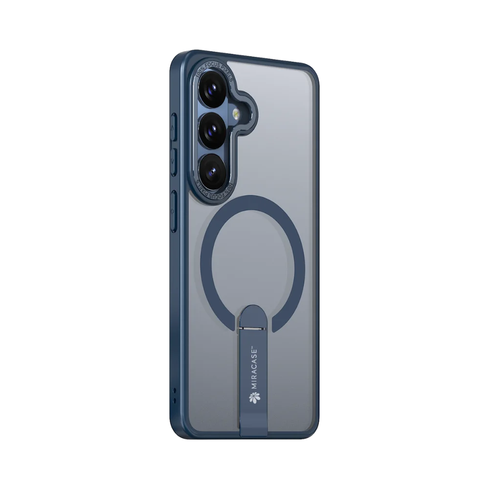 כיסוי MagSafe ל-Samsung Galaxy S26 Plus מבית Miracase דגם Mirastand – בצבע כחול