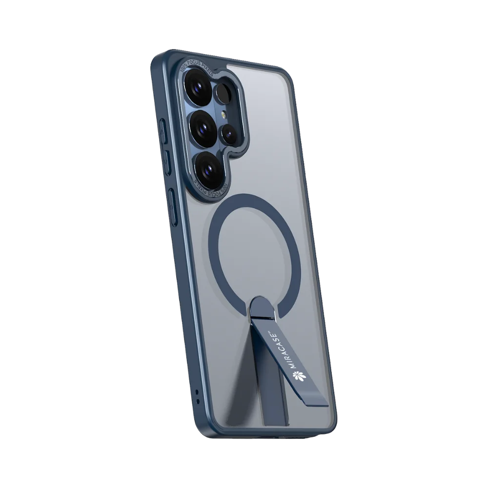 כיסוי MagSafe ל-Samsung Galaxy S26 Ultra מבית Miracase דגם Mirastand – בצבע כחול