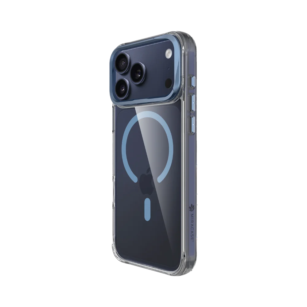 כיסוי שקוף ל-Apple iPhone 17 Pro מבית Miracase דגם Mirahold – בצבע כחול