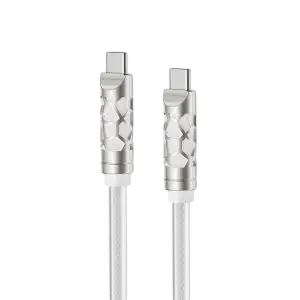 כבל סיליקון Type-C ל-Type-C 240W באורך 120 ס"מ מבית Miracase דגם Mtcc1050