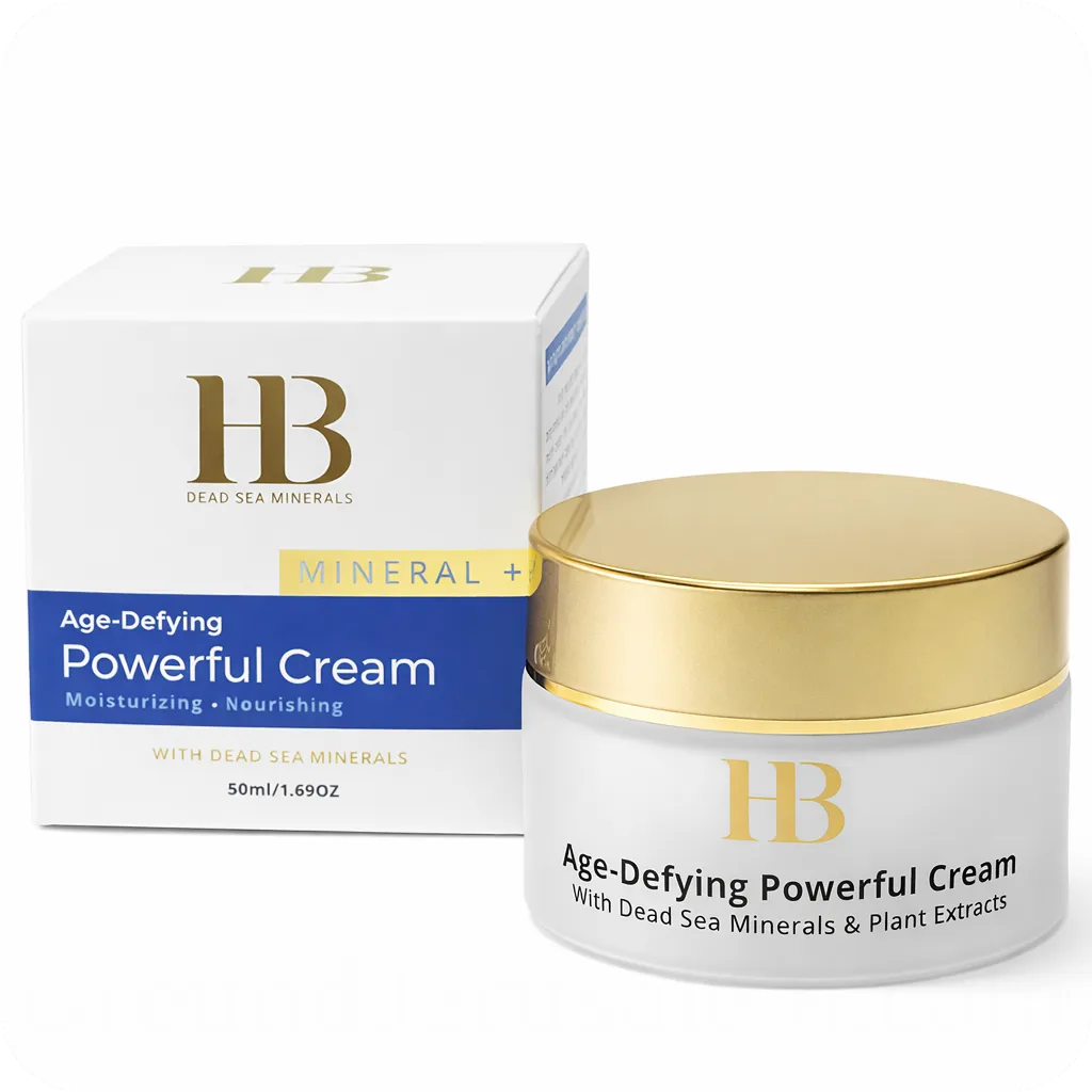 קרם פנים HB Dead Sea Minerals Face Cream – בנפח 50 מ"ל