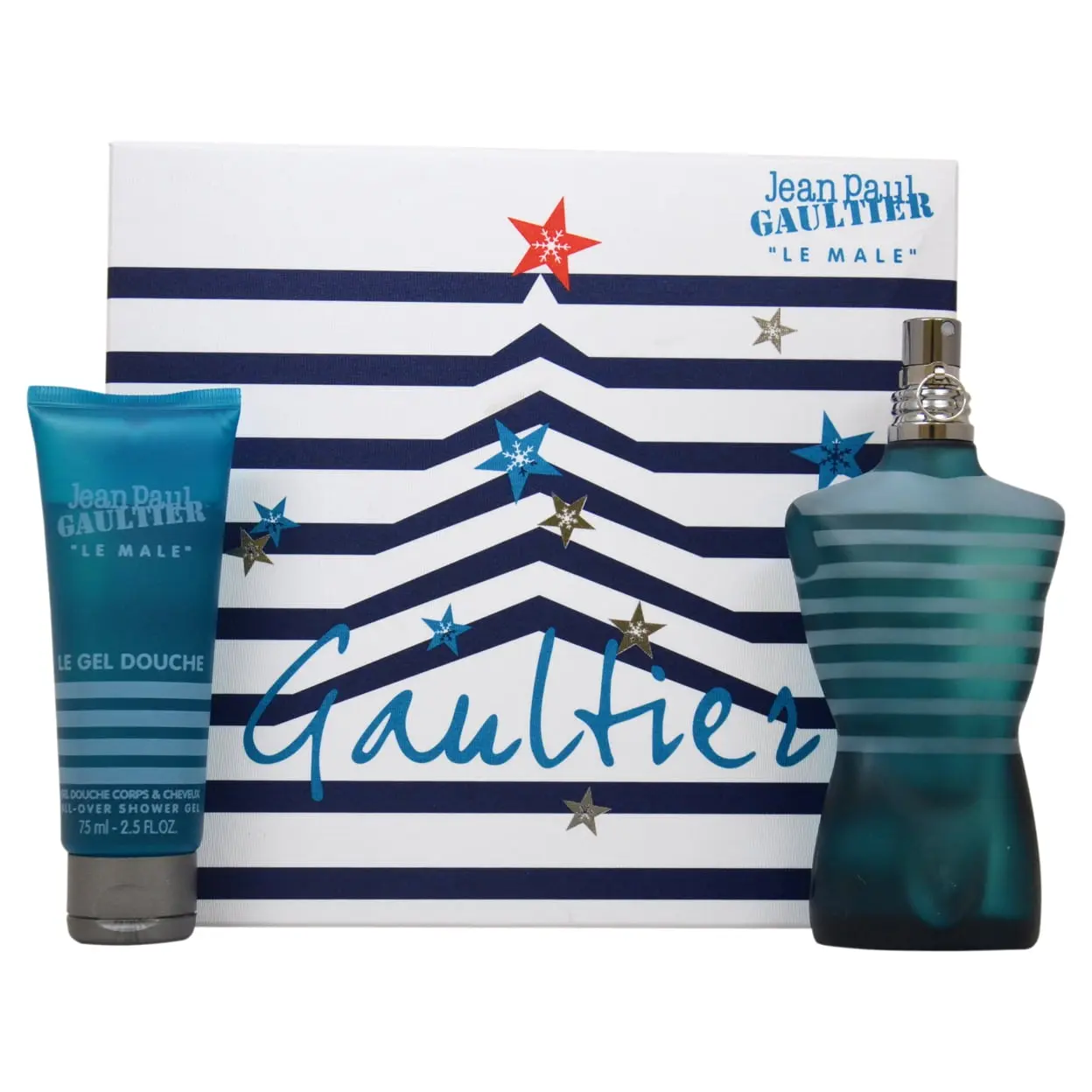 סט לגבר Jean Paul Gaultier Le Male — בושם E.D.T 125 ml וג'ל רחצה 75 ml