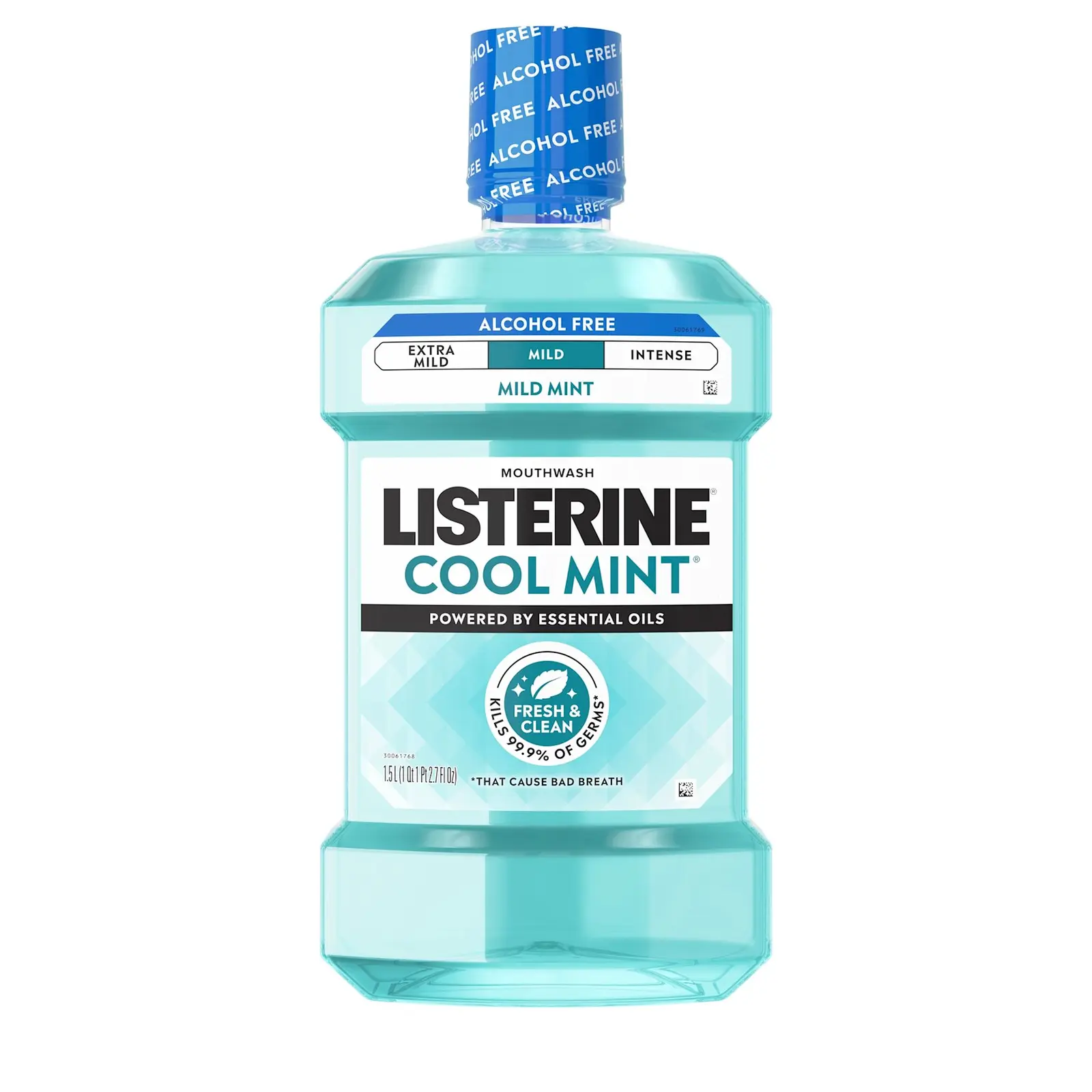 מי פה Listerine Zero Cool Mint Mild – בנפח 500 מ"ל