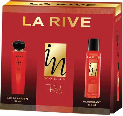 סט לאישה La Rive In Woman Red — בושם E.D.P 100 ml + דאודורנט 150 ml
