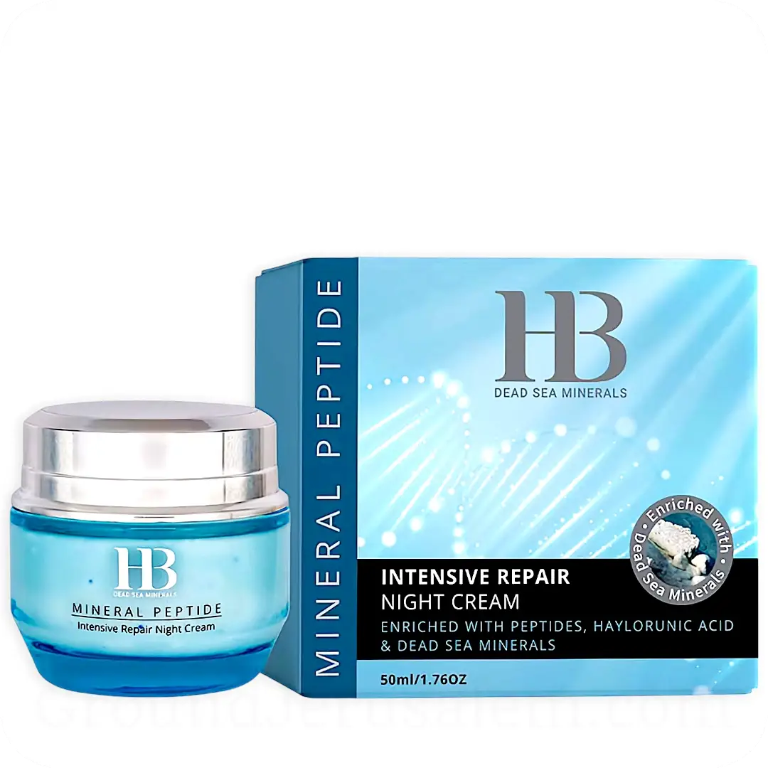 קרם לילה HB Dead Sea Minerals Peptide Facial – בנפח 50 מ"ל