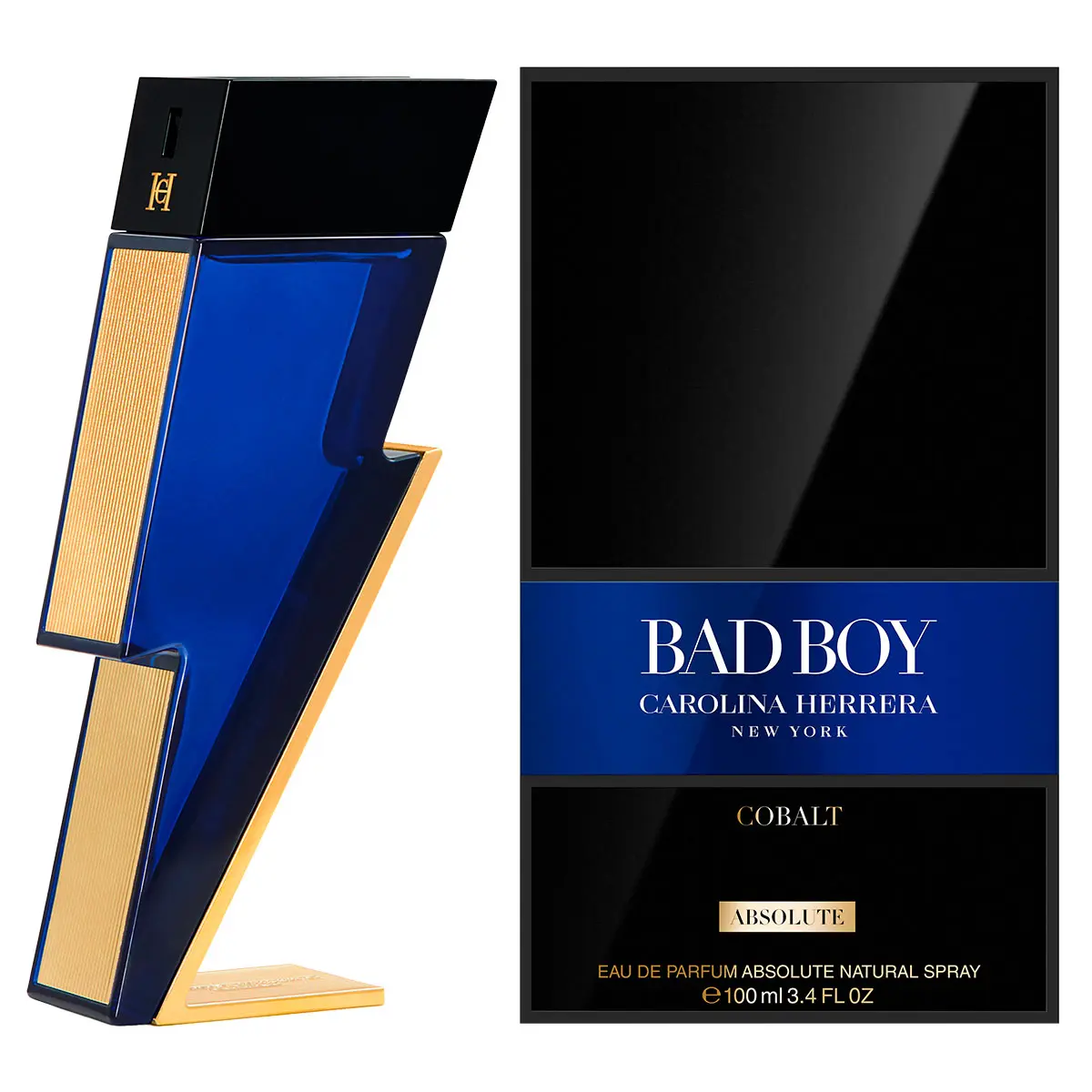 בושם לגבר Carolina Herrera Bad Boy Cobalt Absolute E.D.P 100 ml