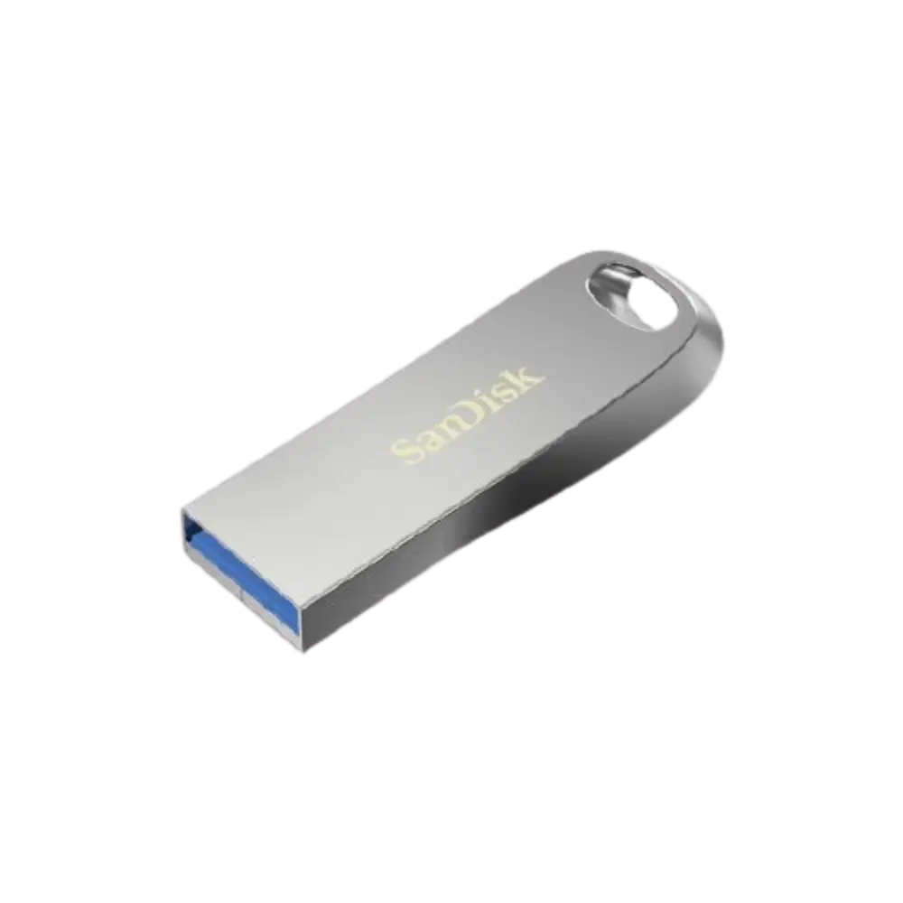 זיכרון נייד SanDisk Ultra Luxe USB 3.1 – דגם SDCZ74-256G-G46 – נפח 256GB – בצבע כסף