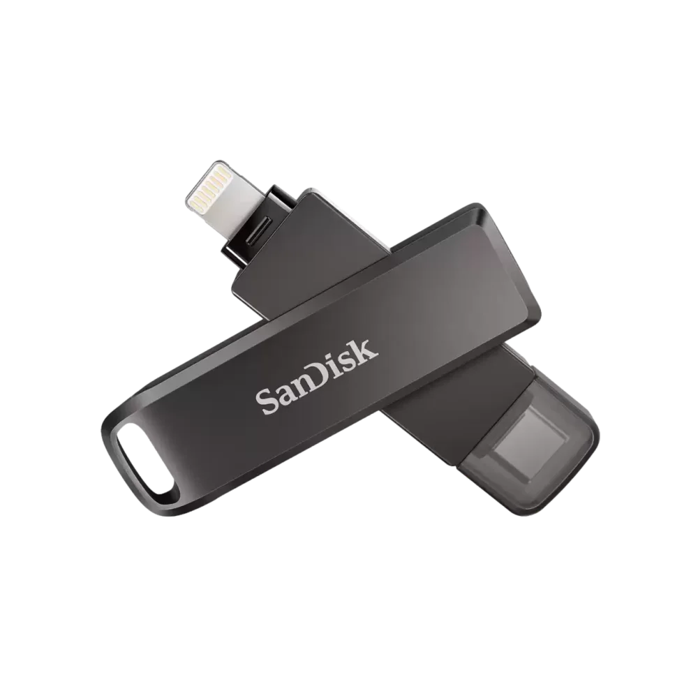 זיכרון נייד SanDisk Phone Drive USB 3.2 – דגם SDIX70N-064G-GG6NN – נפח 64GB – בצבע שחור