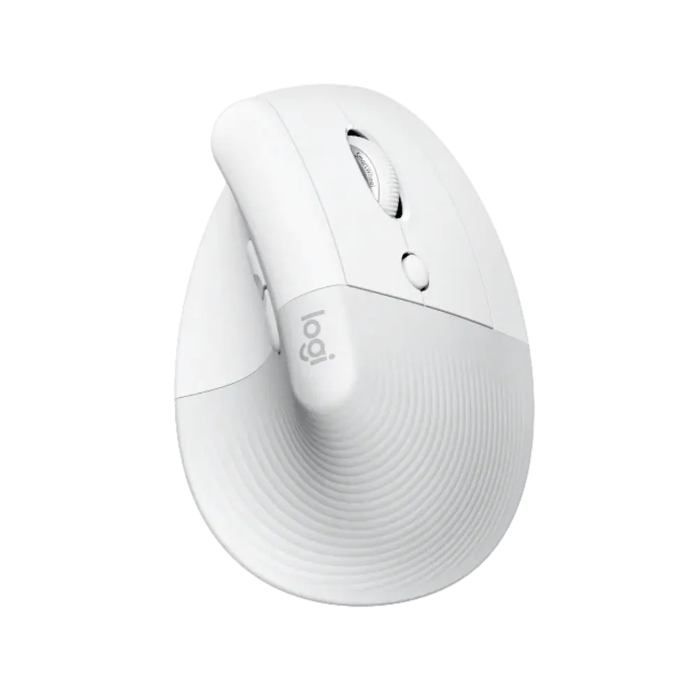 עכבר אלחוטי Logitech Lift – בצבע לבן אפור