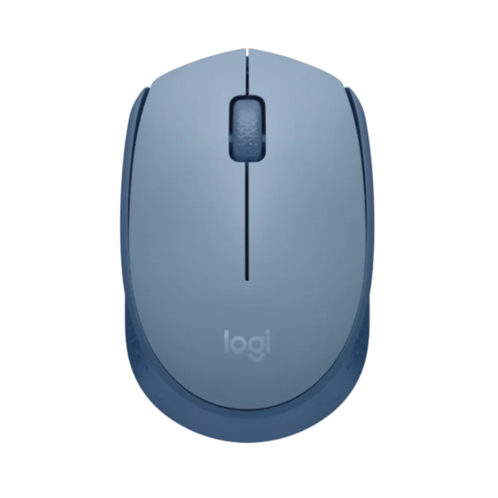 עכבר אלחוטי Logitech M171 – בצבע כחול-אפור