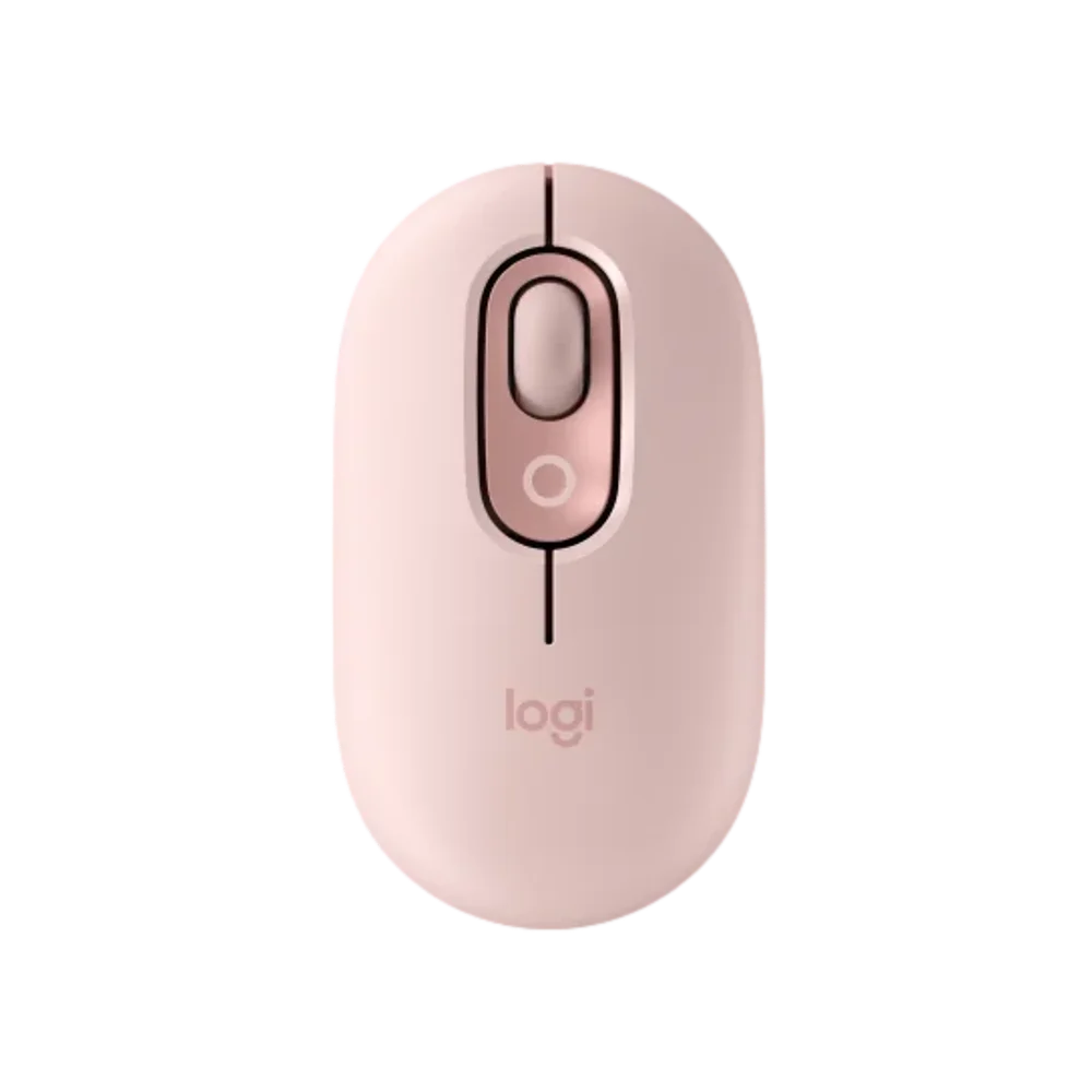 עכבר אלחוטי Logitech Pop Emoji – בצבע ורוד