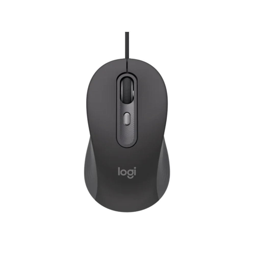 עכבר ארגונומי חוטי Logitech Signature M520 – בצבע גרפיט