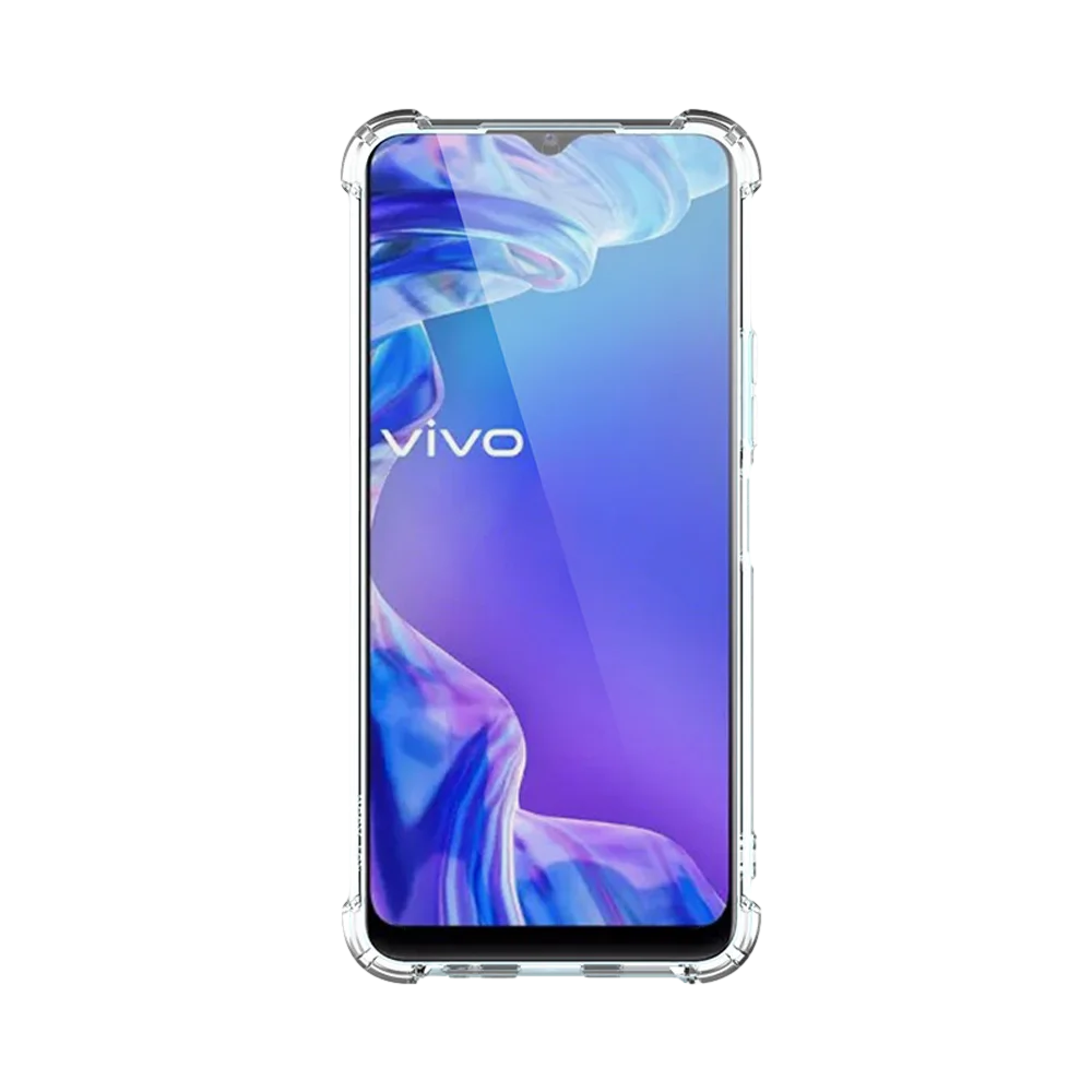 כיסוי סיליקון שקוף ל-Vivo Y21 / Y33 מבית Miracase – בצבע שקוף