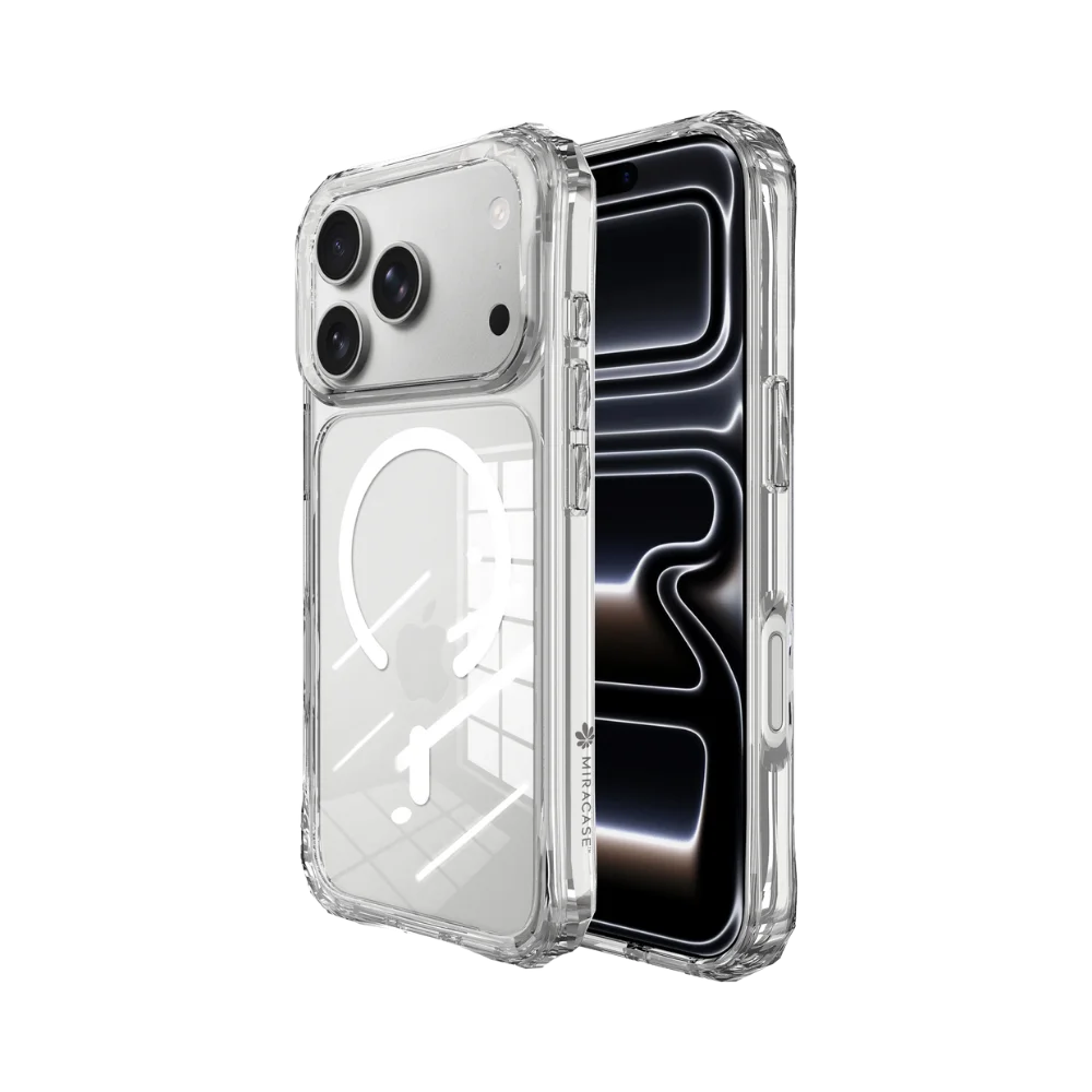 כיסוי MagSafe ל-Apple iPhone 18 Pro מבית Miracase דגם Mirapurex Magsafe – בצבע שקוף