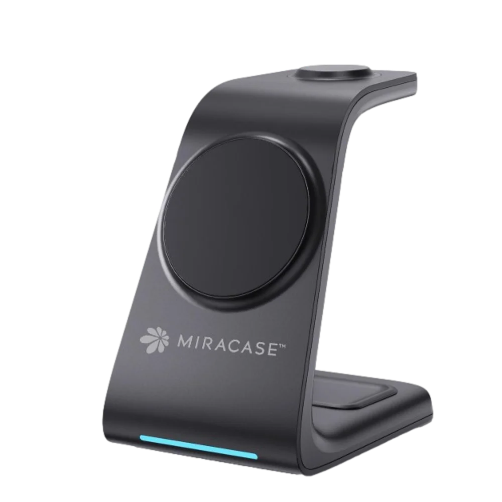 מטען אלחוטי מגסייף 3 ב-1 מבית Miracase דגם Mqiw310 – בצבע שחור