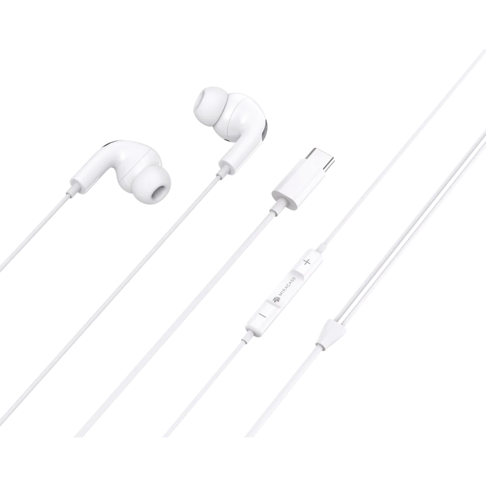 אוזניות In-Ear עם חיבור Type-C מבית Miracase דגם Metc430