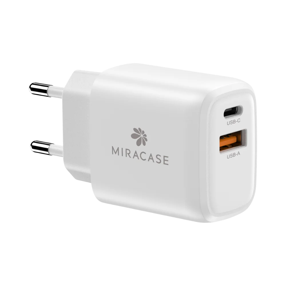 מטען קיר מהיר 30W כולל כבל Type-C מבית Miracase דגם Mwc30Pq2