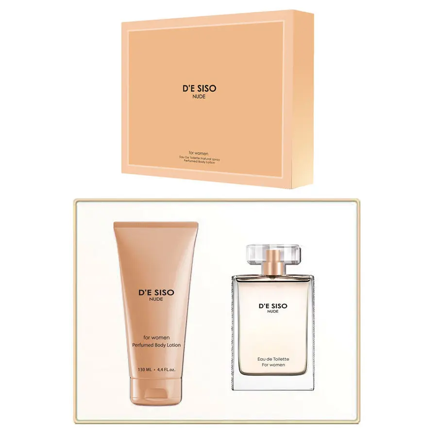 סט לאישה Classic De Sisso Nude — בושם E.D.T 100 ml וקרם גוף 130 ml