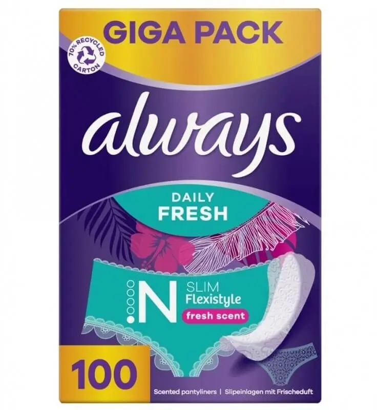 מגני תחתון Always נורמל – 100 יחידות