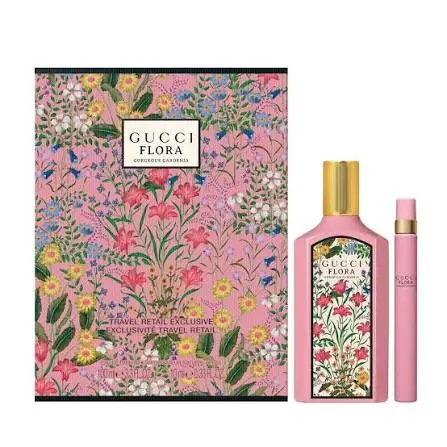 סט לאישה Gucci Flora Gorgeous Gardenia E.D.P — 100 ml + 10 ml