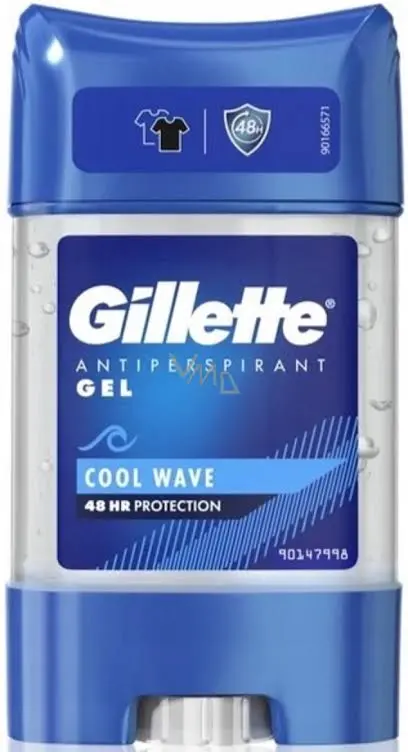 דאודורנט ג'ל לגבר Gillette Clear Gel Cool Wave – בנפח 70 מ"ל