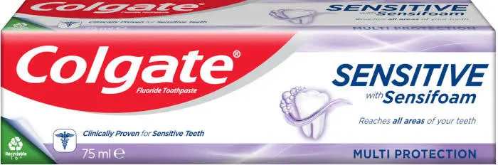 משחת שיניים לשיניים רגישות Colgate Sensitive Multi Protection – בנפח 75 מ"ל