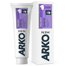 קרם גילוח לעור רגיש לגבר Arko Men Sensitive – בנפח 90 מ"ל