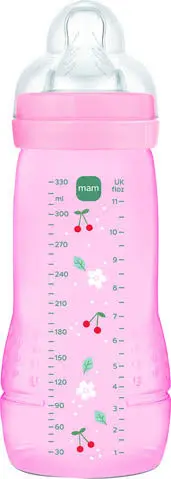 בקבוק האכלה MAM ורוד – 330 מ"ל