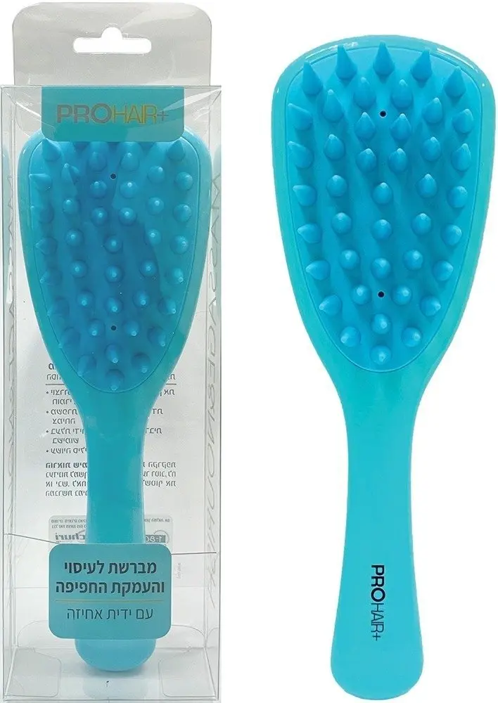מברשת לעיסוי והעמקת החפיפה עם ידית Pro Hair Brushes Pro Hair