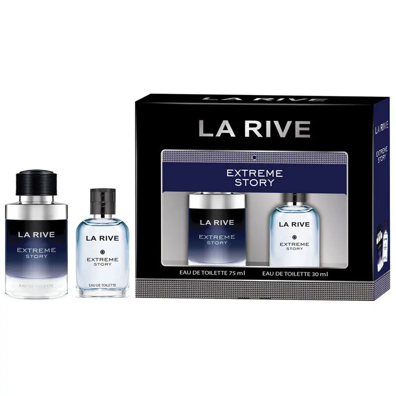 סט לגבר La Rive Extreme Story — בושם E.D.T 100 ml ובושם E.D.T 30 ml