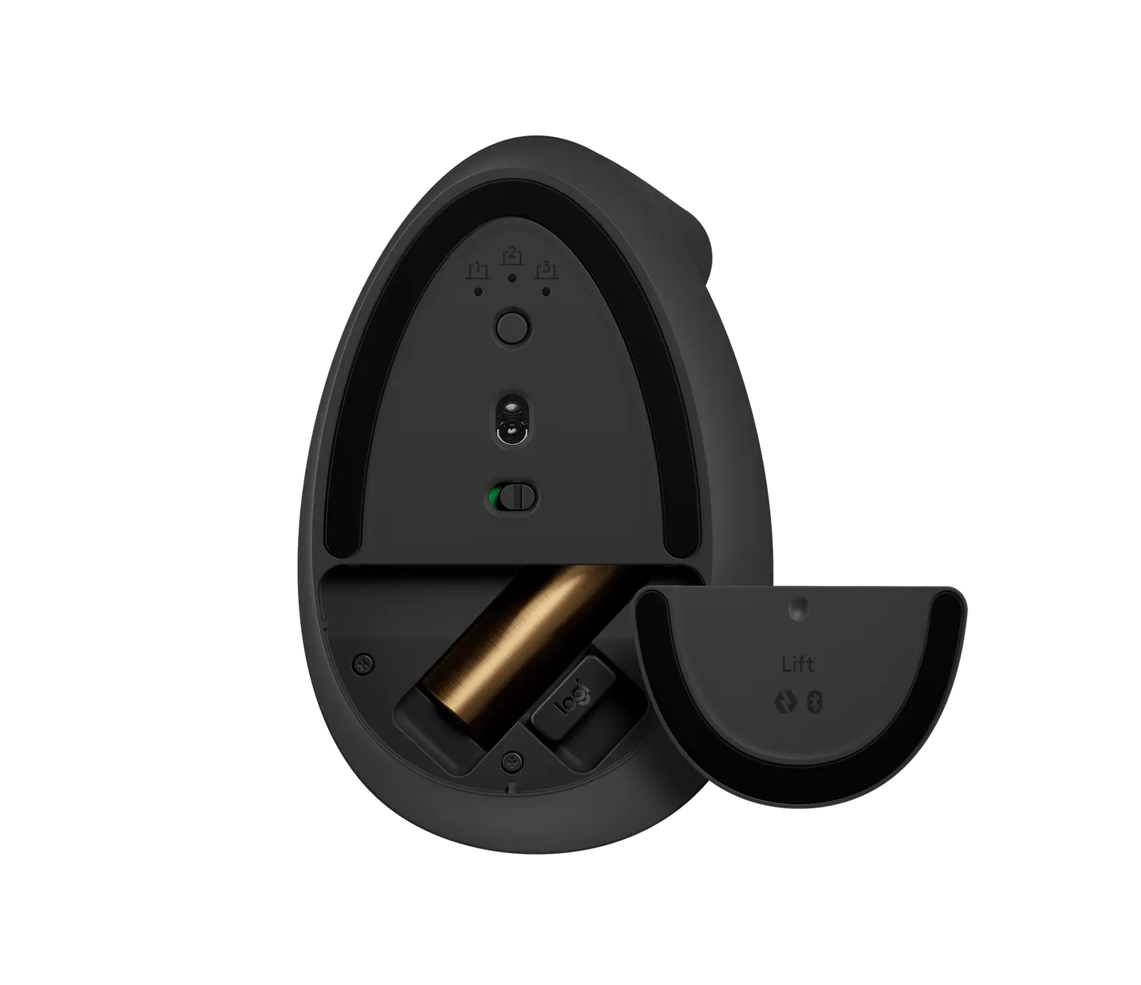 עכבר אנכי ארגונומי אלחוטי Logitech Lift – בצבע גרפיט