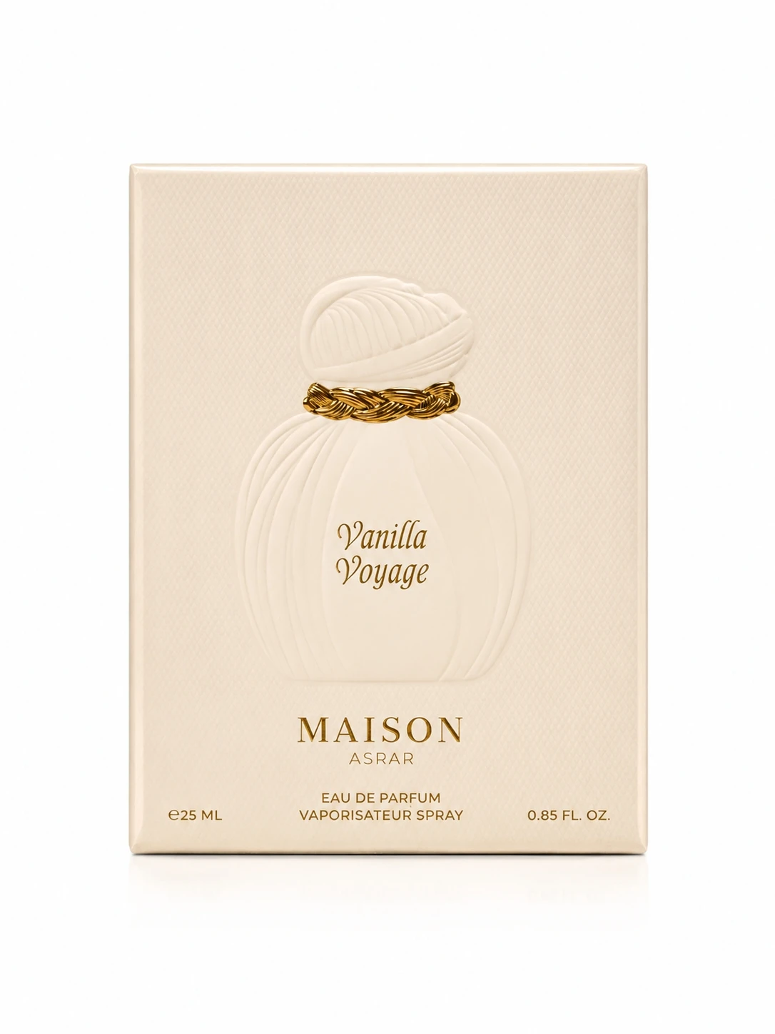 בושם יוניסקס Maison Asrar Vanilla Voyage E.D.P 25 ml