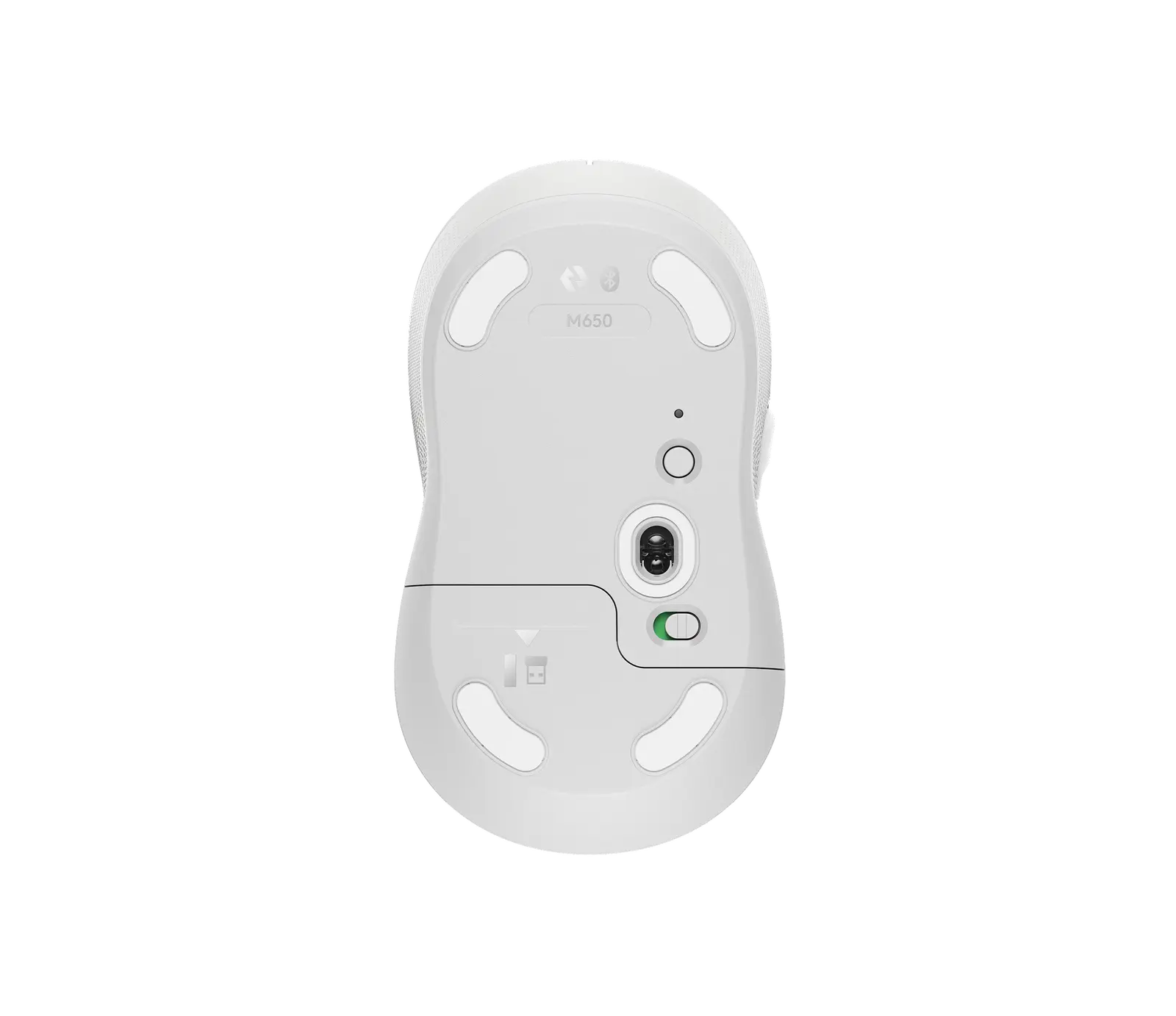 עכבר אלחוטי Logitech M650 – בצבע לבן