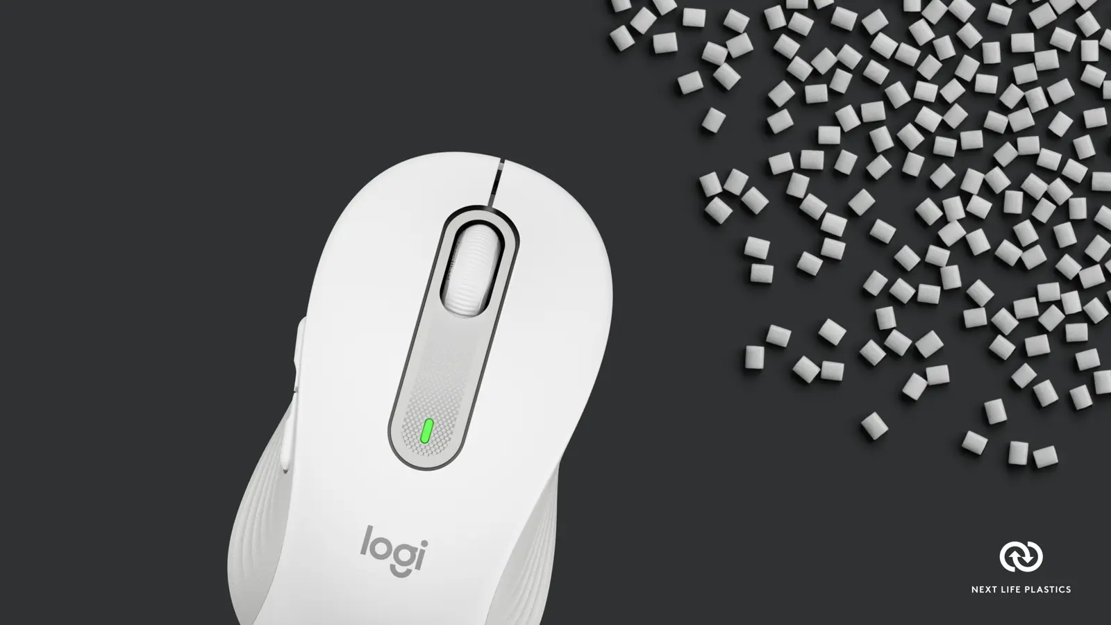עכבר אלחוטי Logitech M650 – בצבע לבן