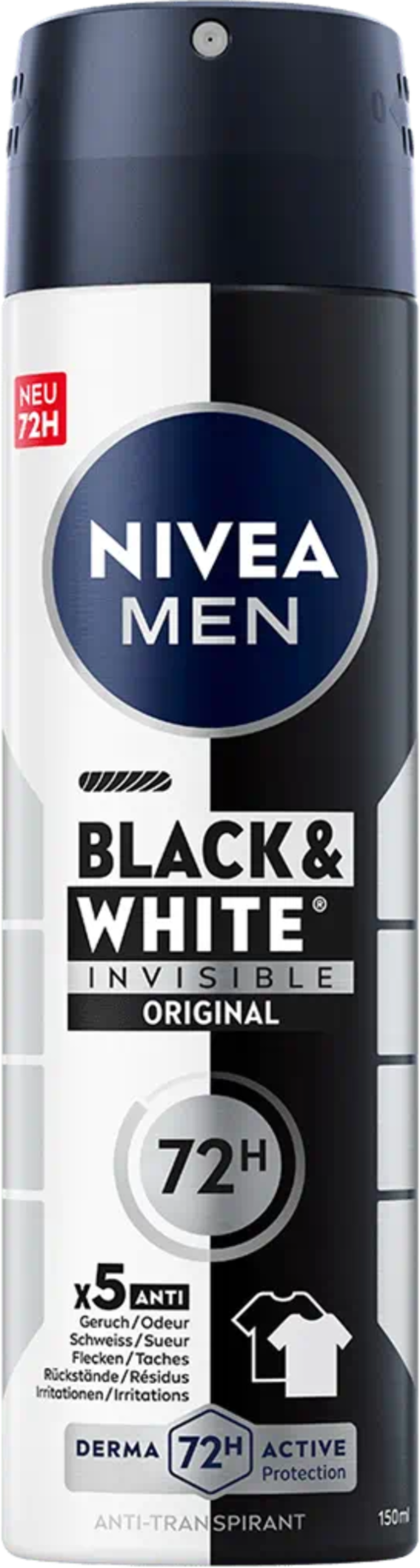 דאודורנט ספריי לגבר Nivea Deo Spray M Invisible – בנפח 150 מ"ל