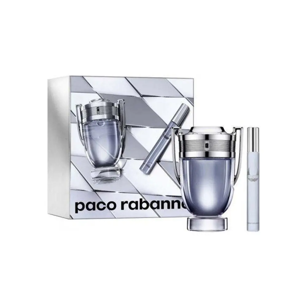 סט לגבר Paco Rabanne Invictus — בושם E.D.T 100 ml + בושם E.D.T 20 ml