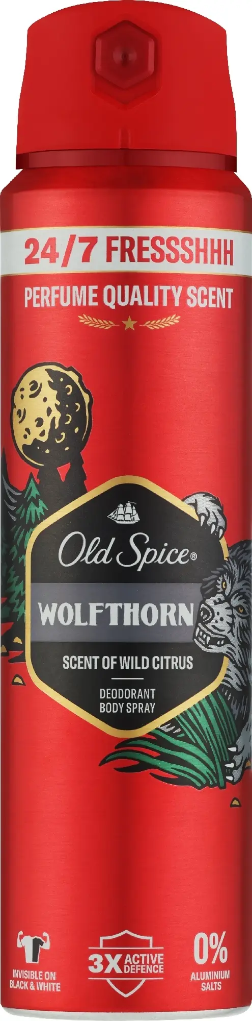 דאודורנט ספריי לגבר Old Spice Wolfthorn – בנפח 150 מ"ל