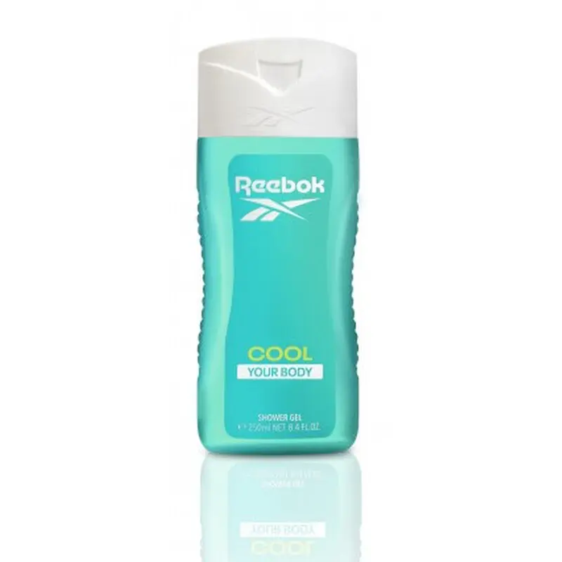 ג'ל רחצה בניחוח פרחוני-פירותי מבית Reebok – בנפח 250 מ"ל