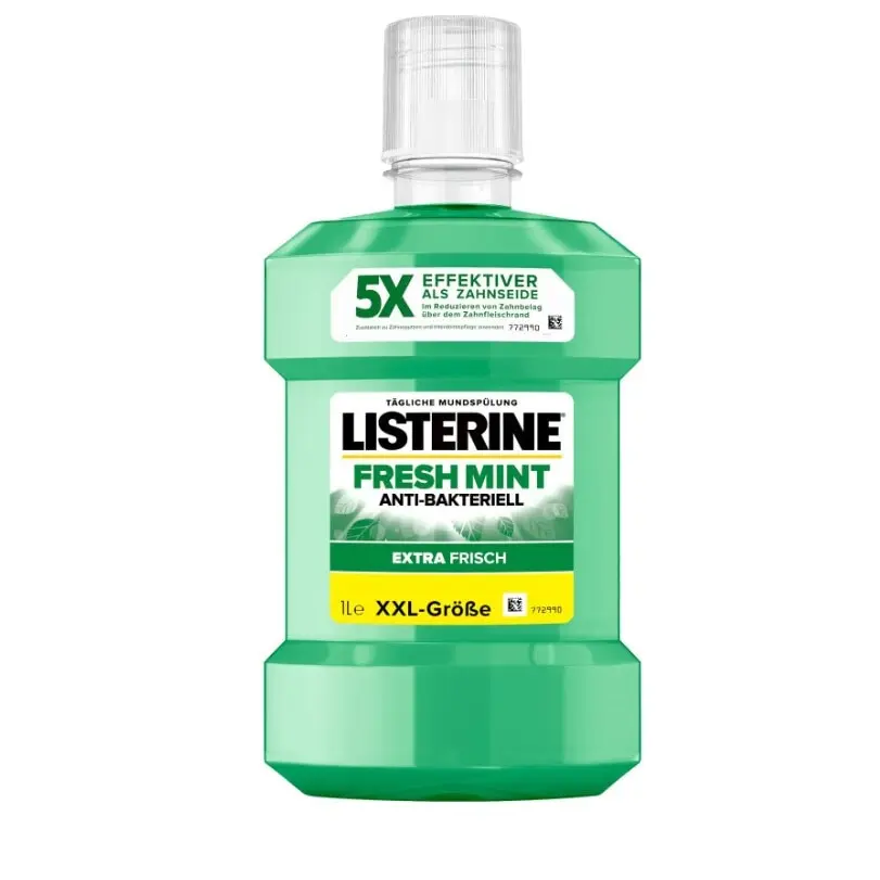 מי פה בטעם מעודן Listerine Fresh Mint – בנפח 1000 מ"ל