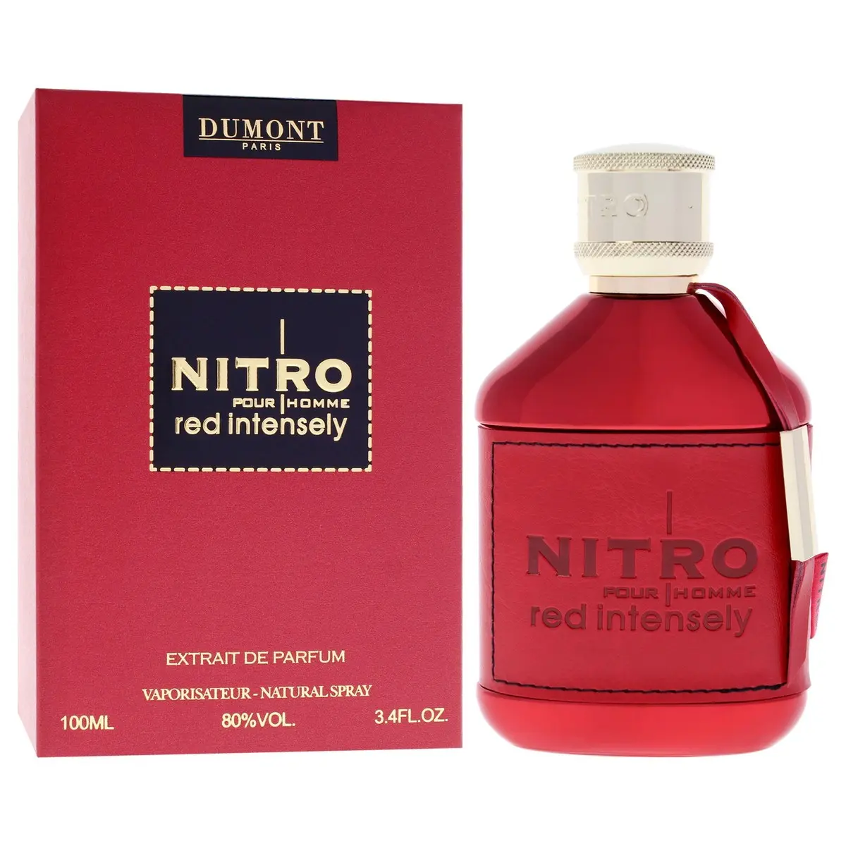 בושם לגבר Dumont Nitro Red Intensely Parfum 100 ml
