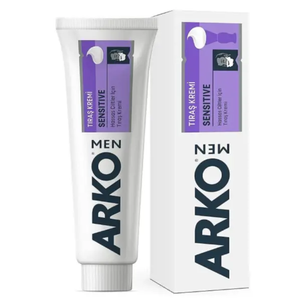 קרם גילוח לעור רגיש לגבר Arko Men Sensitive – בנפח 65 מ"ל
