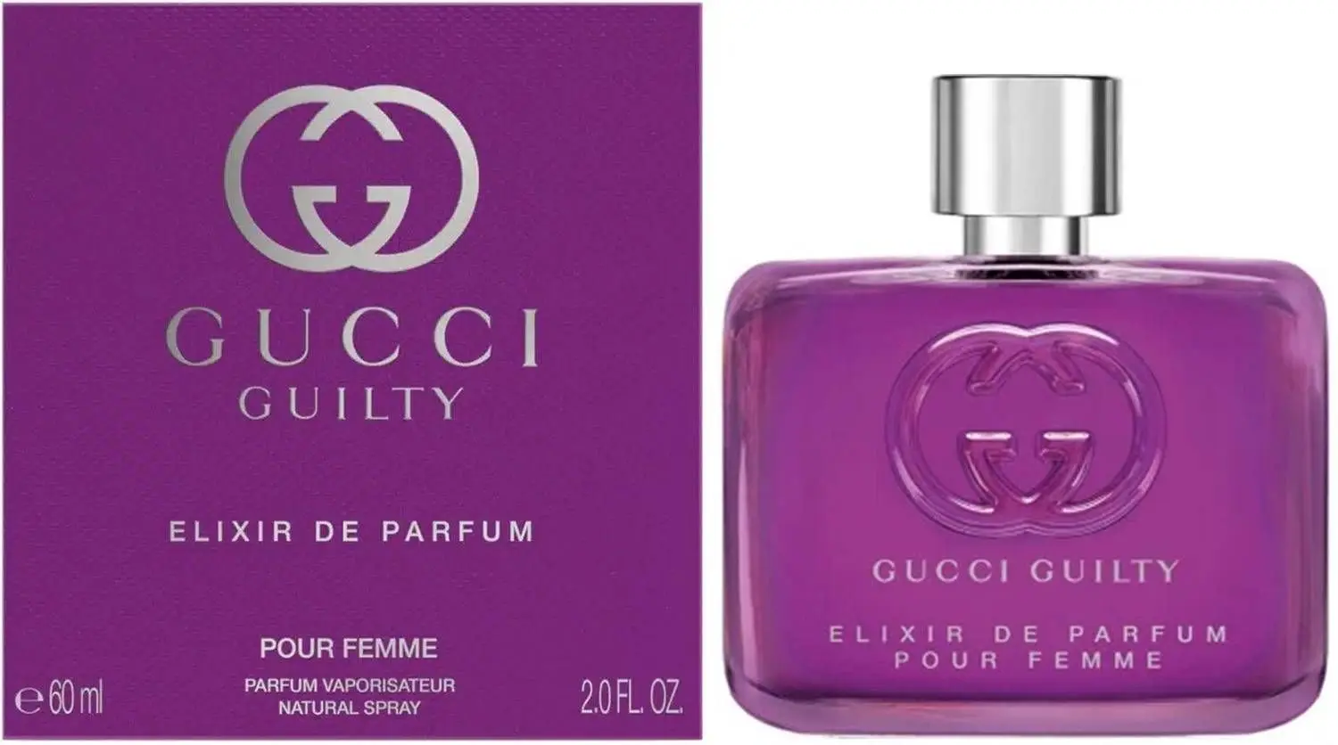 בושם לאישה Gucci Guilty Pour Femme Elixir Parfum 60 ml