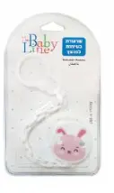 שרשרת ביטחון למוצץ Baby Line – ורוד