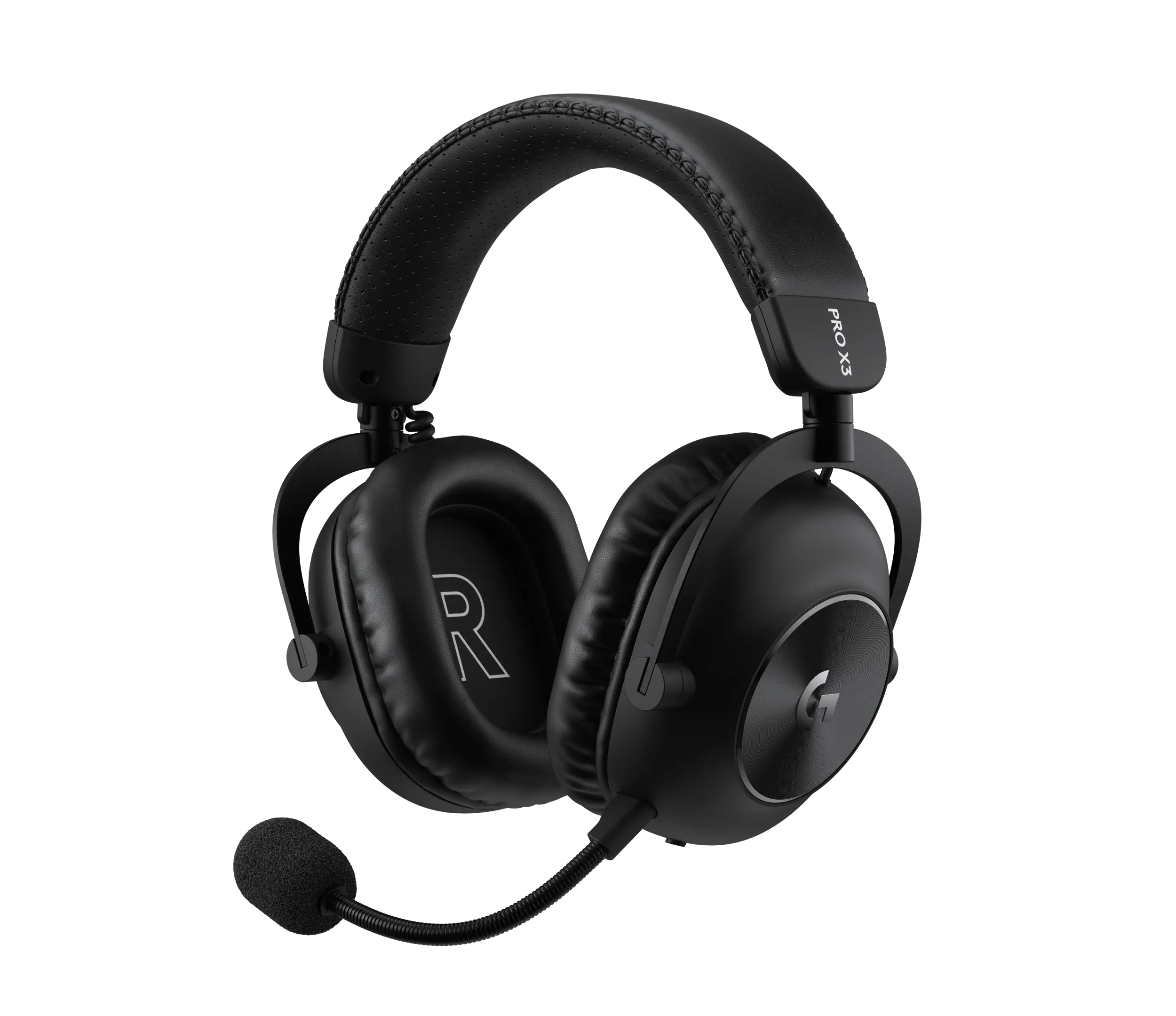 אוזניות גיימינג קשת Over-Ear אלחוטיות עם מיקרופון Logitech PRO X3 LIGHTSPEED – צבע שחור