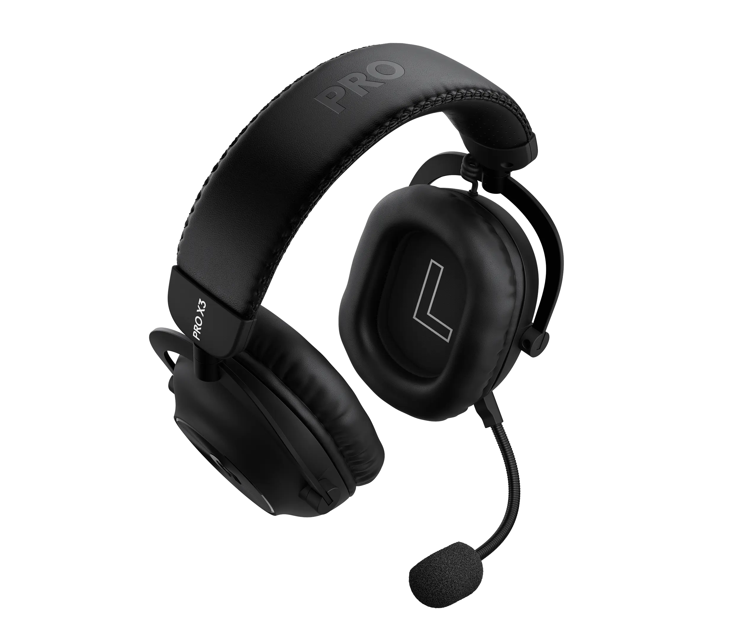 אוזניות גיימינג קשת Over-Ear אלחוטיות עם מיקרופון Logitech PRO X3 LIGHTSPEED – צבע שחור