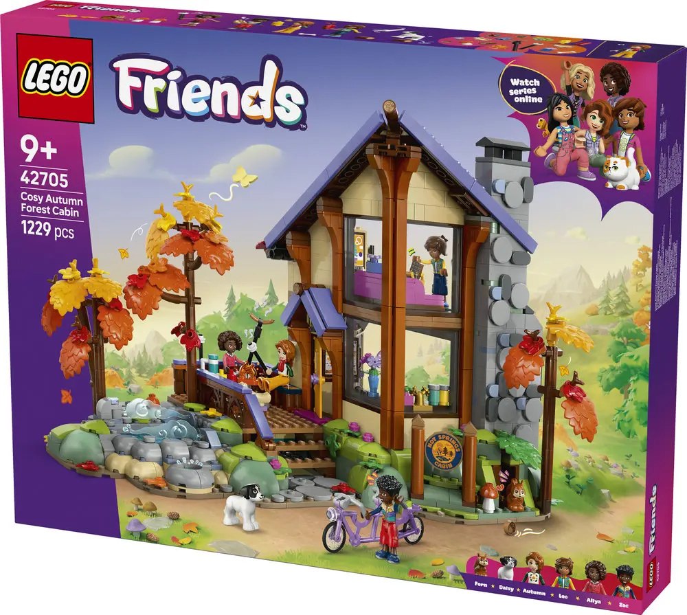בקתת יער נעימה בסתיו Lego Friends 42705